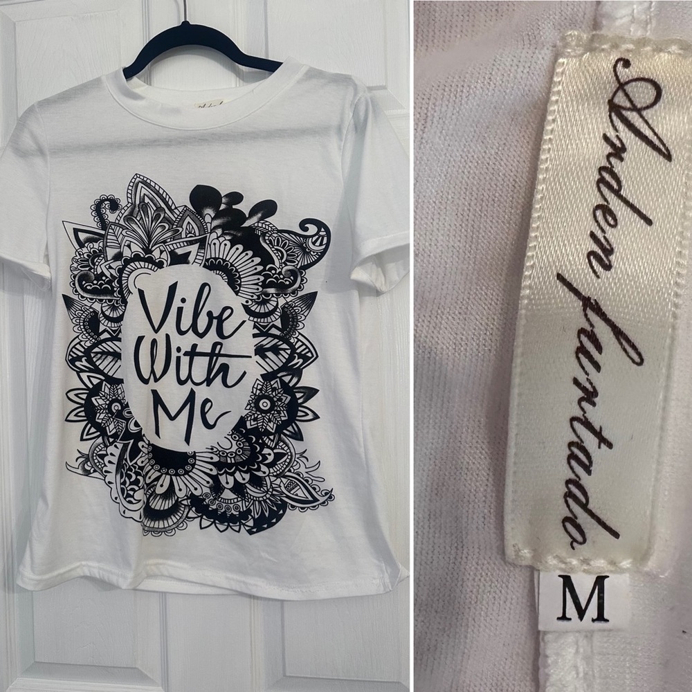 Vibe with me tshirt. Great quality never worn. NWOT